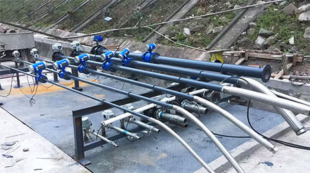 Waterworks electromagnetic flowmeter